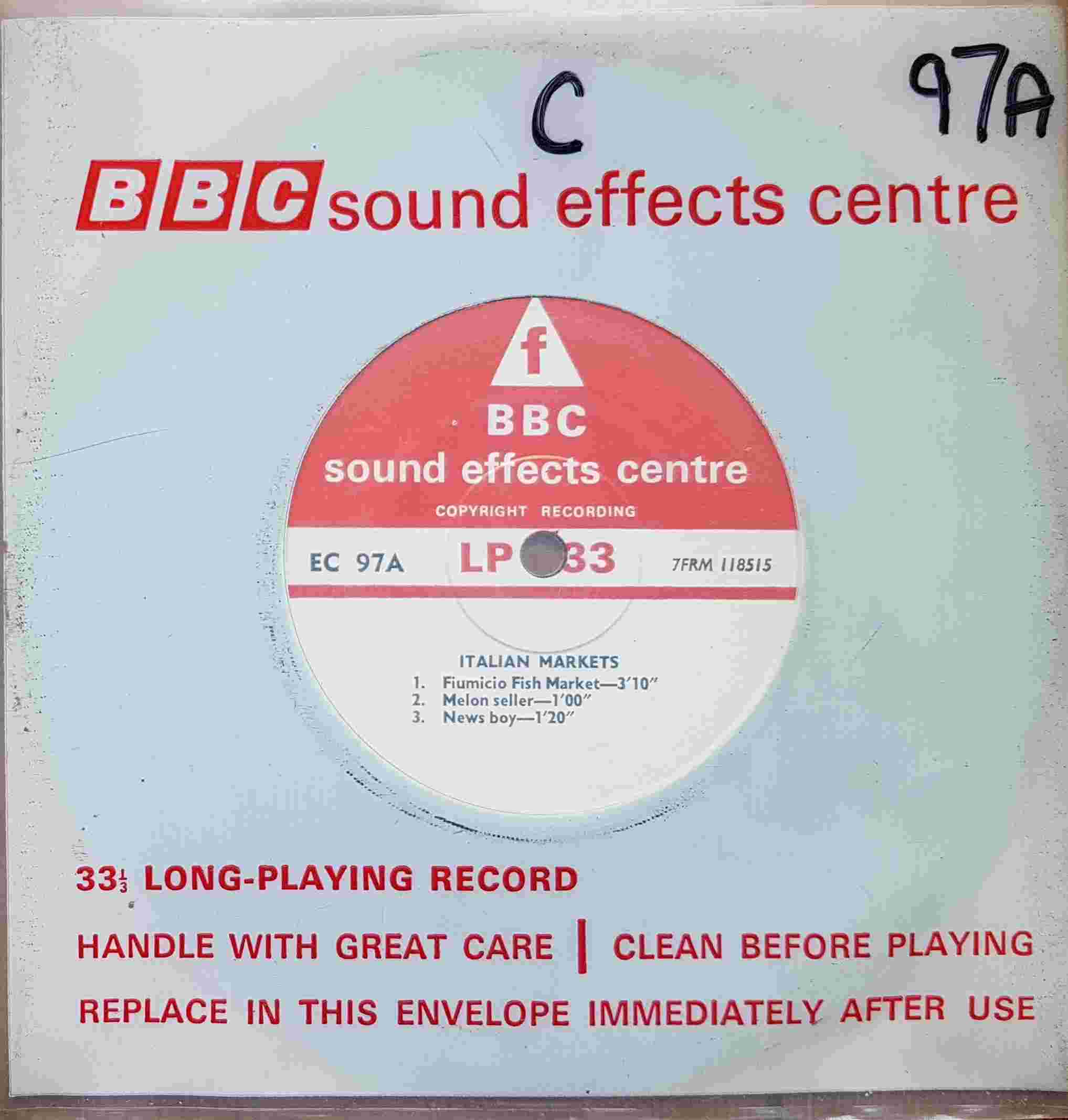 Picture of EC 97A Italian markets by artist Not registered from the BBC records and Tapes library